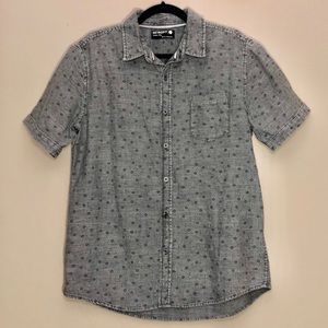 NWOT Retrofit Vintage-Wash Microprint Button Down